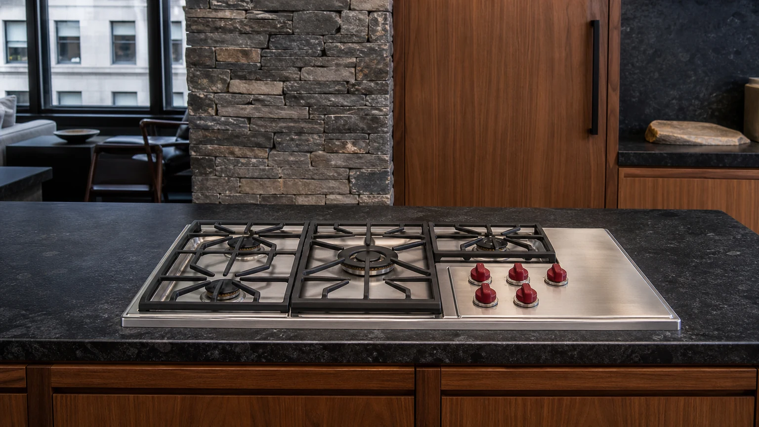 Built-in cooktop diagnostic visit in the service area